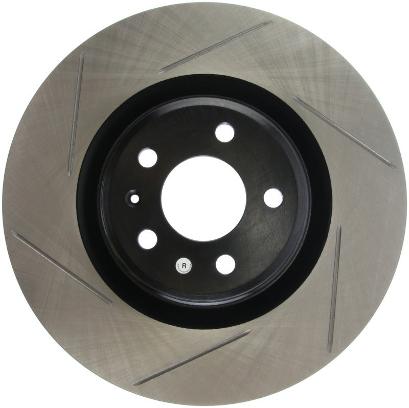 Stoptech 126.33124SR Power Slot 10-6/11 fits Audi S4 / 08-11 S5 Front Right Slotted Rotor