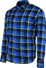 Speed and Strength Black 9 2.0 Moto Shirt Blue/Black - Small