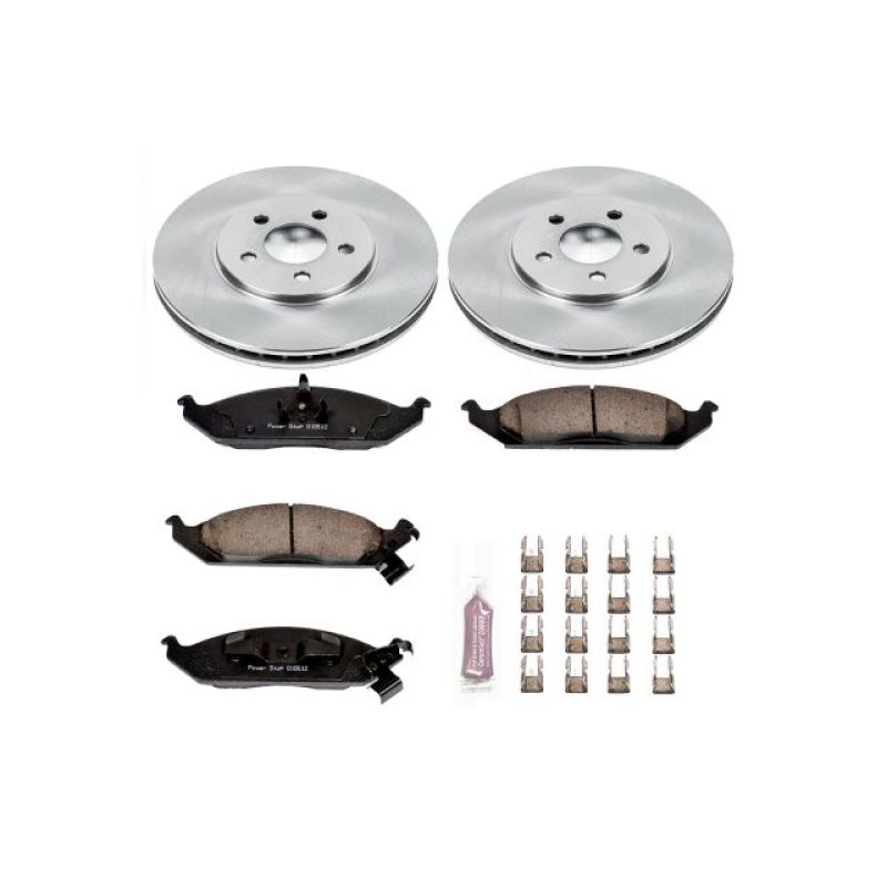 PowerStop KOE1679 fits Chrysler 95-00 Cirrus Front Autospecialty Brake Kit