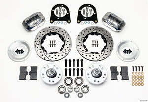 Wilwood 140-11013-DP fits Forged Dynalite Front Kit 11.00in Drill-Polished 37-4