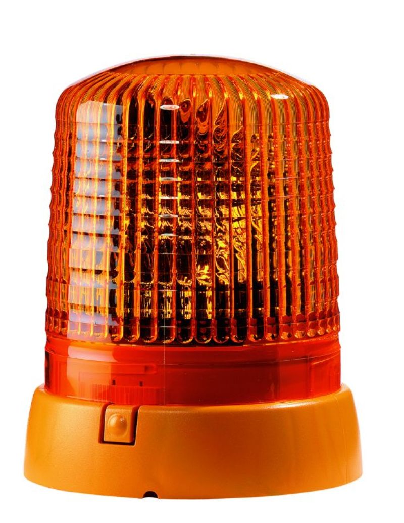 Hella 8061111 KL 7000 Series 24V Amber Fixed Rotating Beacon