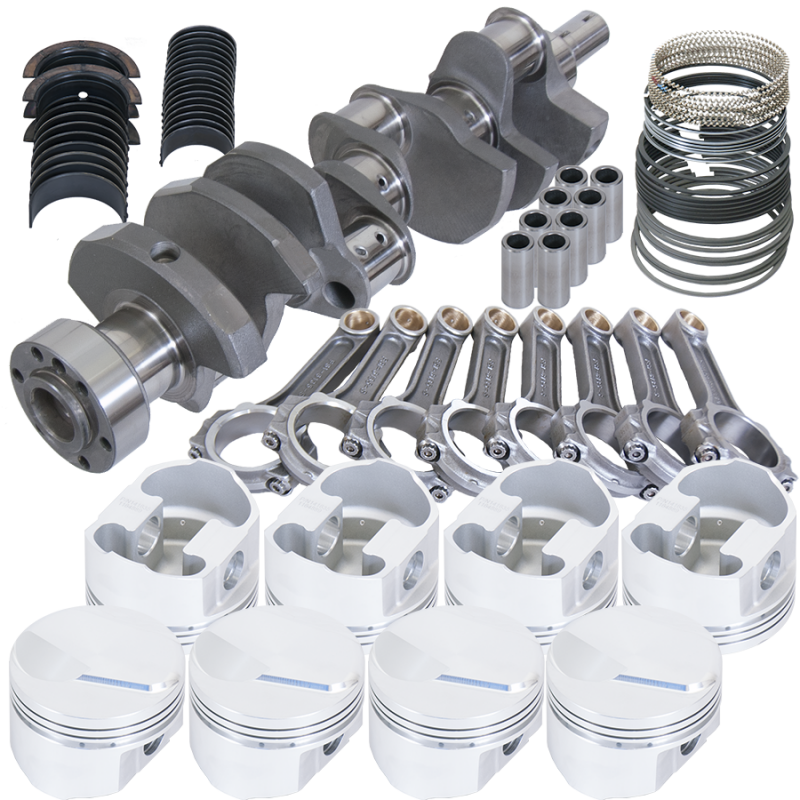 Eagle 61327L060 fits Chevy 454 1Pc 4.000in Crank 6.135in I-Beam Rods 14cc Dome 4.310in Pistons Rotating Assembly