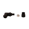 Aeromotive  15736 PTFE Hose End - AN-06 to AN-08 Hose - 90 Deg - Black Anodized