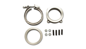 Vibrant 11742 ies Turbo Adapter 3in 4 Bolt to 3in V-Band Flange w/ V-Band & V-B