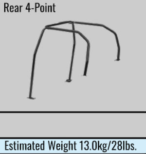Cusco 232 270 A20 Safety21 4pt 4 Pssgr BLK Roll Cage fits Nissan R33 2dr (S/O/No Cancel)