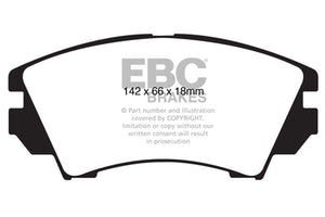 EBC UD1404 10+ Buick Allure (Canada) 3.0 Ultimax2 Front Brake Pads