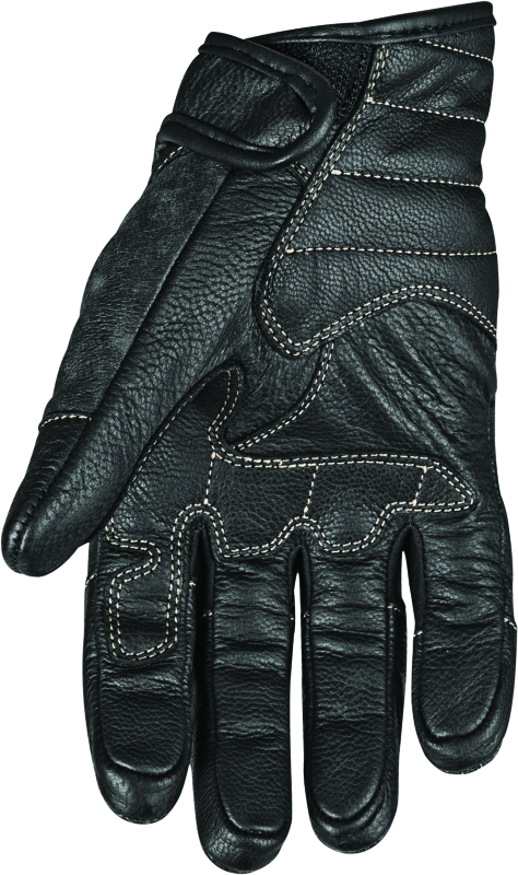 Speed and Strength 878616 Rust and Redemption Leather Gloves Black - Small