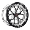 Weld  76MB510B55F S76 15X10.33 / 5x4.75 BP / 5.5in. BS Black Wheel (Medium Pad)