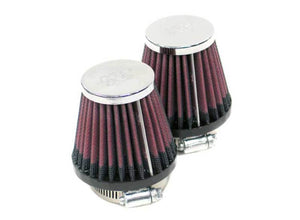 K&N Engineering RC-1252 K&N Universal Chrome Filter 2.25in Flange / 3.5in Base / 2in Top / 4in Height - 2 Per Box