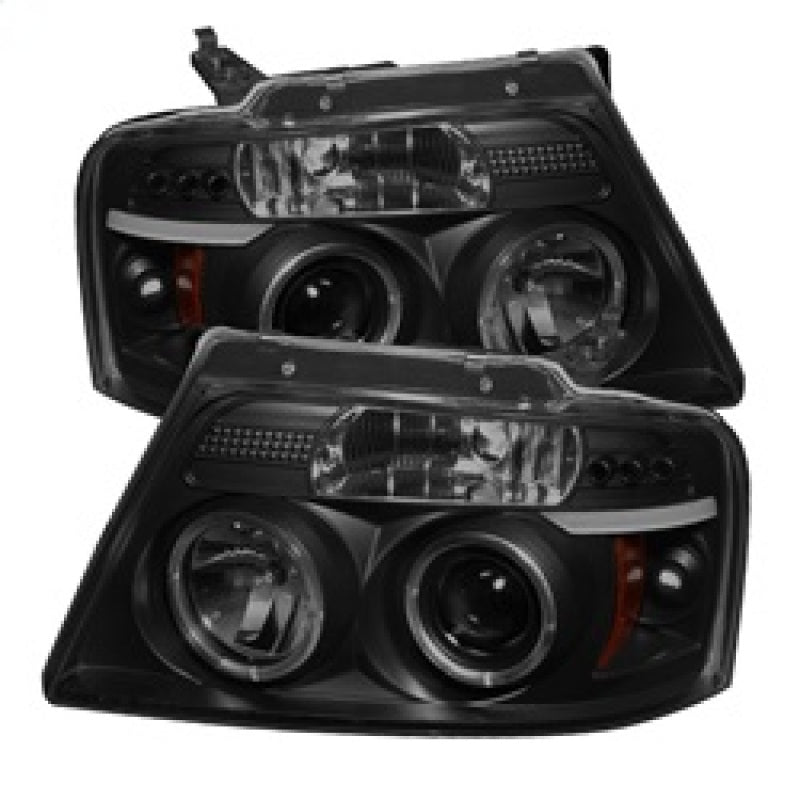 Spyder 5078421 fits Ford 04-08 F150 Projector Headlights Version 2 LED Halo LED