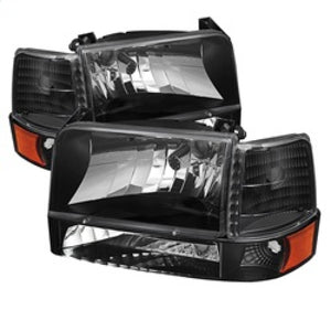 5073136 Xtune fits Ford 92-96 F150/fits Bronco Headlights w/Corner Bumper 6pcs