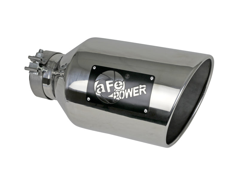 AFE 49T40801-P15 MACH Force-Xp 304 Stainless Steel Clamp-on Exhaust Tip - Polis