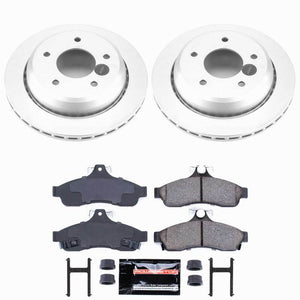 Power Stop 94-96 Chevrolet Caprice Rear Z23 Coated Brake Kit
