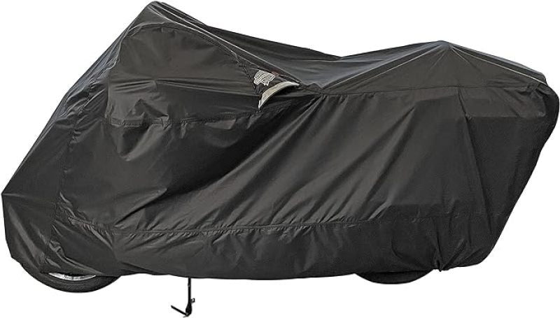 Dowco 52002-02 WeatherAll Plus Ratchet Motorcycle Cover Black - Medium