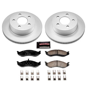 PowerStop fits Jeep Cherokee Front Z17 Evolution Geo 99-01met Coated Brake Kit