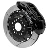 Wilwood 140-18123 63-70 fits Chevy C10 TX6R Front Kit 16in Rotors - Black