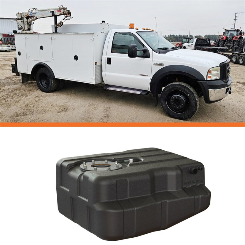 fits Titan Fuel Tanks 8020099 99-10 Ford F-350/F-450 Narrow Frame 40 Gallon After-Axle Utility Fuel Tank