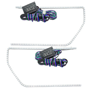 ORACLE Lighting 2203-334 Oracle fits Ford F-150/Raptor 09-14 Perimeter Halo Kit - ColorSHIFT w/o Controller
