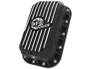 aFe POWER Pro Series Engine Oil Pan Black w/ Machined Fins Jeep Wrangler (JK) 12-18 V6-3.6L