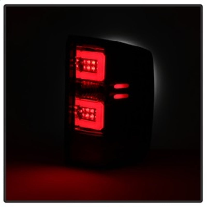 Spyder 5083753 fits Chevy 16-20 Silverado 2017 Light Bar LED Tail Lights - Red