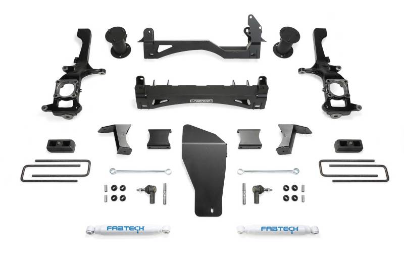 Fabtech K6005 fits Nissan 16-18 Titan Xd 4WD 6in Basic Sys w/Perf Shks