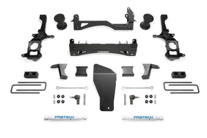 Fabtech K6005 16-18 fits Nissan Titan Xd 4WD 6in Basic Sys w/Perf Shks