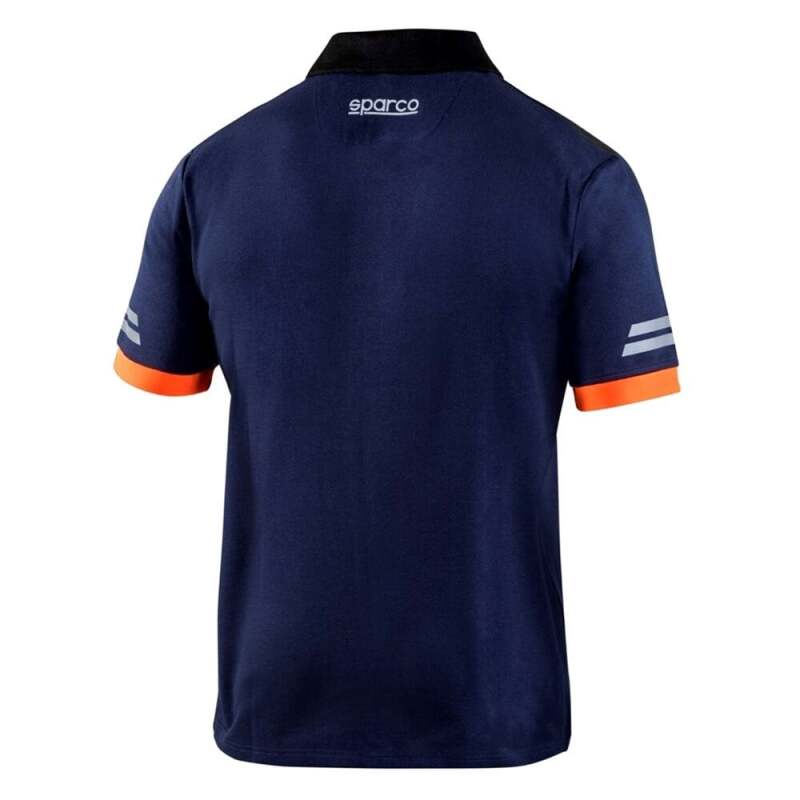 SPARCO 02415BMAF1S Polo Tech Small Navy/Orange
