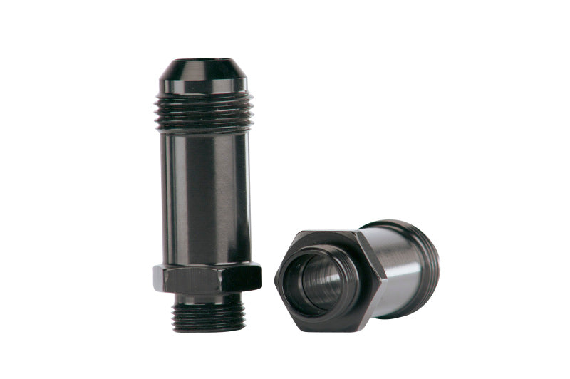 Aeromotive  15208 Demon Carb AN-08 to 9/16in x 24 Thread Float Bowl Fitting - Ex