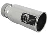 AFE 49T40501-P122  4S 4in SS Intercooled Exhaust Tip - Polished 4in In x 5in Ou