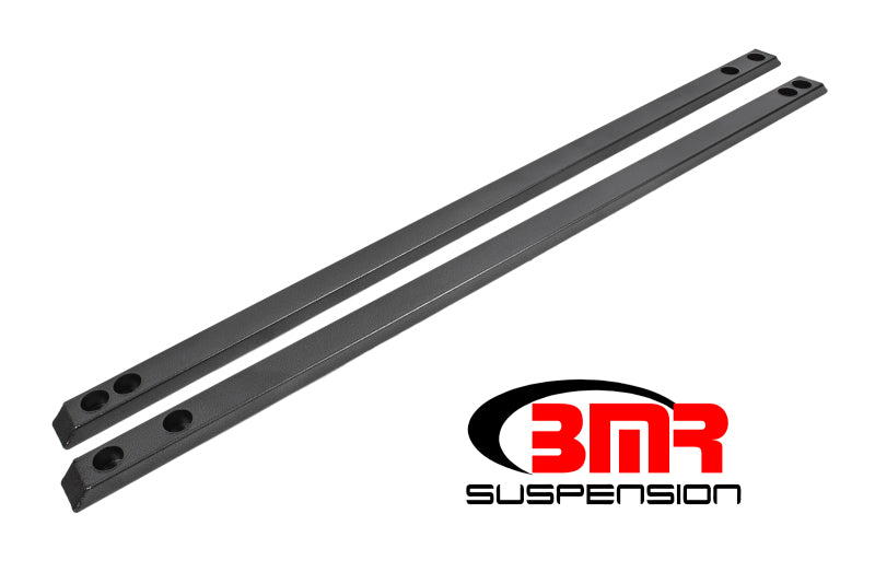 BMR CJR002H S550 Mustang Super Low Profile Chassis Jacking Rails - Black Hammertone