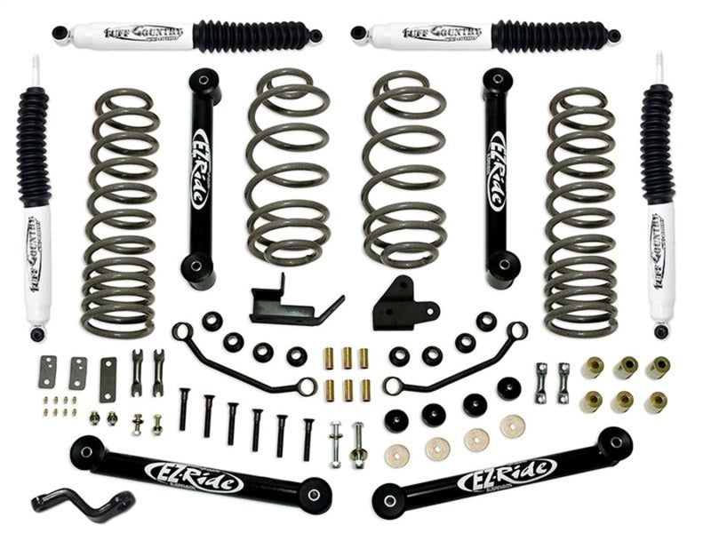 Tuff Country 44900K 97-02 fits Jeep Wrangler TJ 4in EZ-Ride Lift Kit (No Shocks)