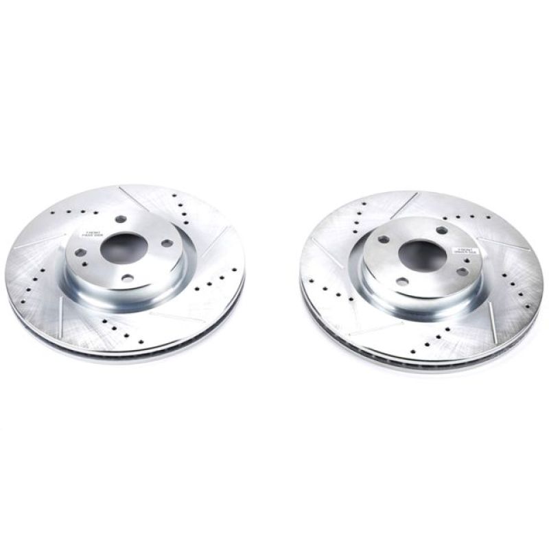 PowerStop fits Fiat 17-19 124 Spider Front Evolution Drilled & Slotted Rotors -