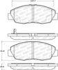 Stoptech 308.1578 Street Brake Pads - Front