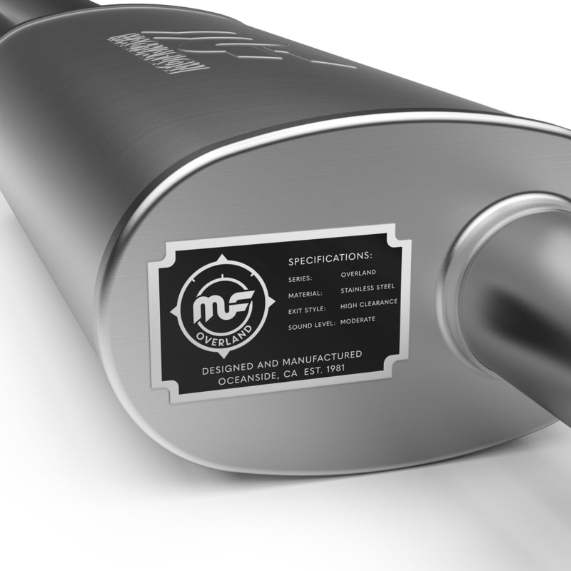 Magnaflow 19702 24-26 Ineos Grenadier Overland Series Black Chrome Cat-Back Performance Exhaust System