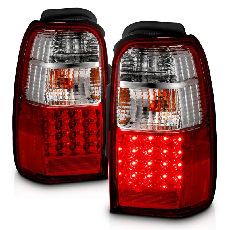 ANZO 311070 2002 fits Toyota 01-20 4 Runner LED Taillights Red/Clear