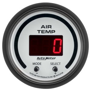 AutoMeter 5758 Autometer Phantom 2-1/16in 0-300 Degree F Digital Dual Air Temp Gauge