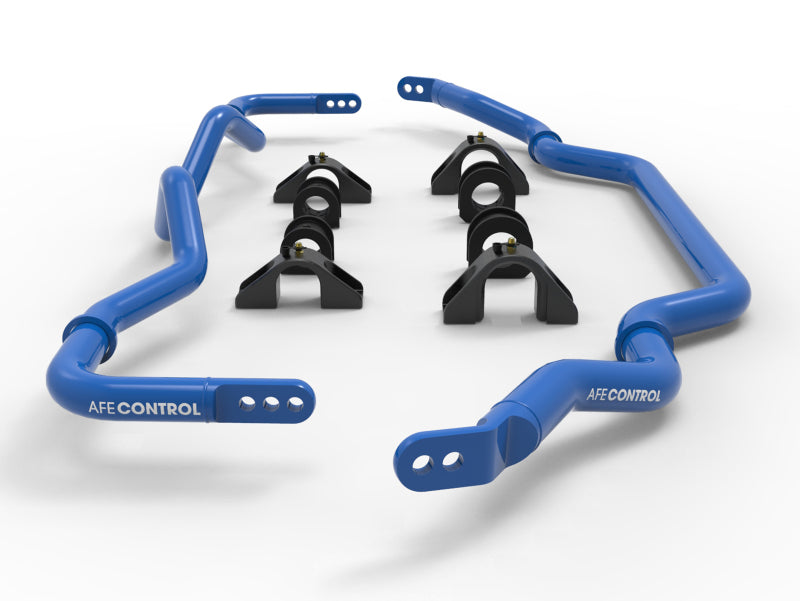 AFE 440-712001-L fits Nissan 370Z V6-3.7L Front and Rear Control Sway Bar Set -