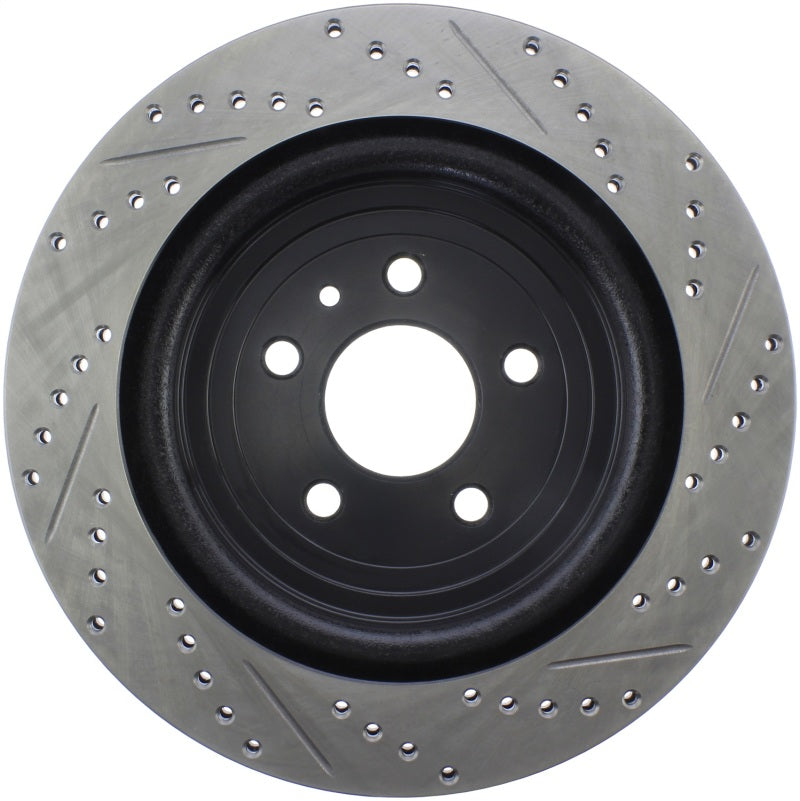 Stoptech 127.65137R Slotted & Drilled Sport Brake Rotor