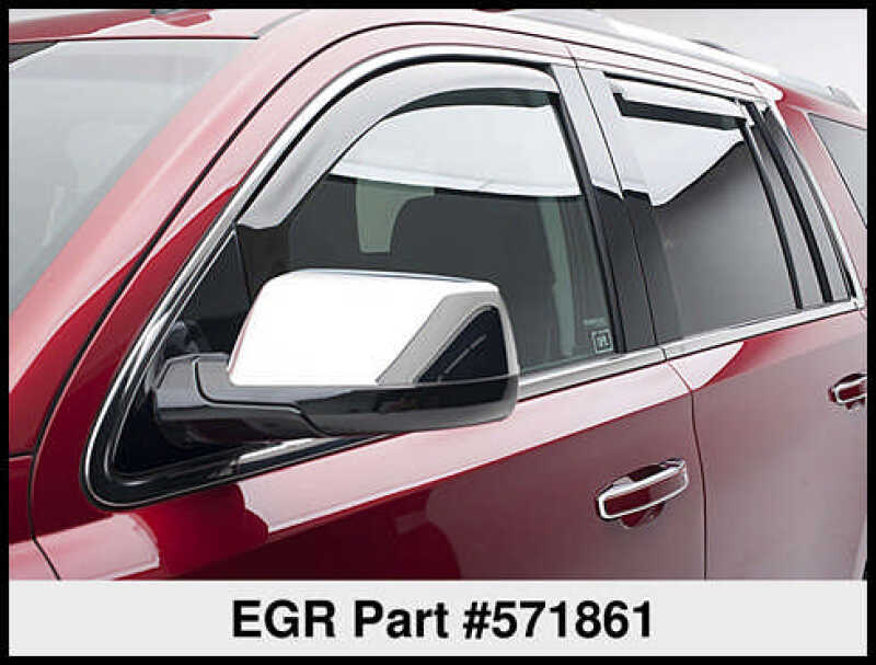 EGR 571861 15+ fits Chevy Tahoe/fits GMC Yukon In-Channel Window Visors - Set of 4 (571861)