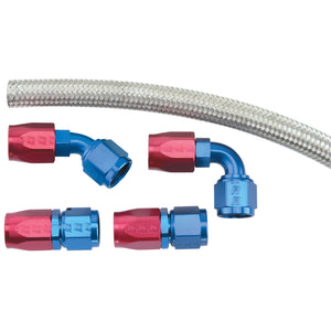 Russell 639400 Performance Holley - Fuel Pump to -8 Dual Inlet Kit (For ProFlex -4ft hose)