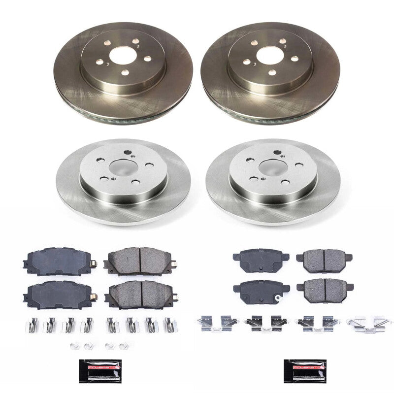 Power Stop fits Toyota Prius Prime Front and Rear Autospecialty Brake Kit
