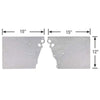 Moroso C3995 fits Chevrolet & Pontiac LS Series 2-Piece Front Motor Plates