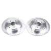PowerStop fits Honda 06-14 Ridgeline Rear Evolution Drilled & Slotted Rotors -