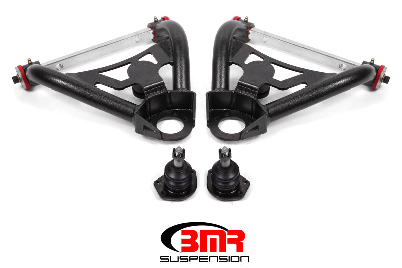 BMR AA017H A-Body Upper Non-Adj. A-Arms w/ Stock Spindles (Polyurethane) - Black Hammertone