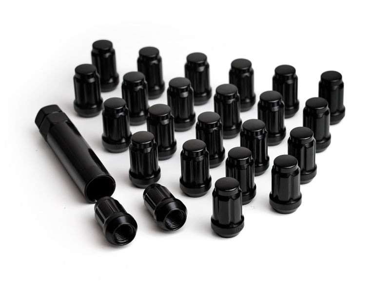 ICON 89122024B Alloys Lug Nut Kit Black - 1/2in - 24 Lug Nuts w/ Key