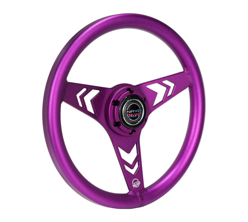 NRG RST-070-PP RST-070-PP Aluminum Steering Wheel 330mm - Arow Cutout -
