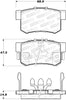 Stoptech 308.1086 05-16 Honda CR-V Street Rear Brake Pads
