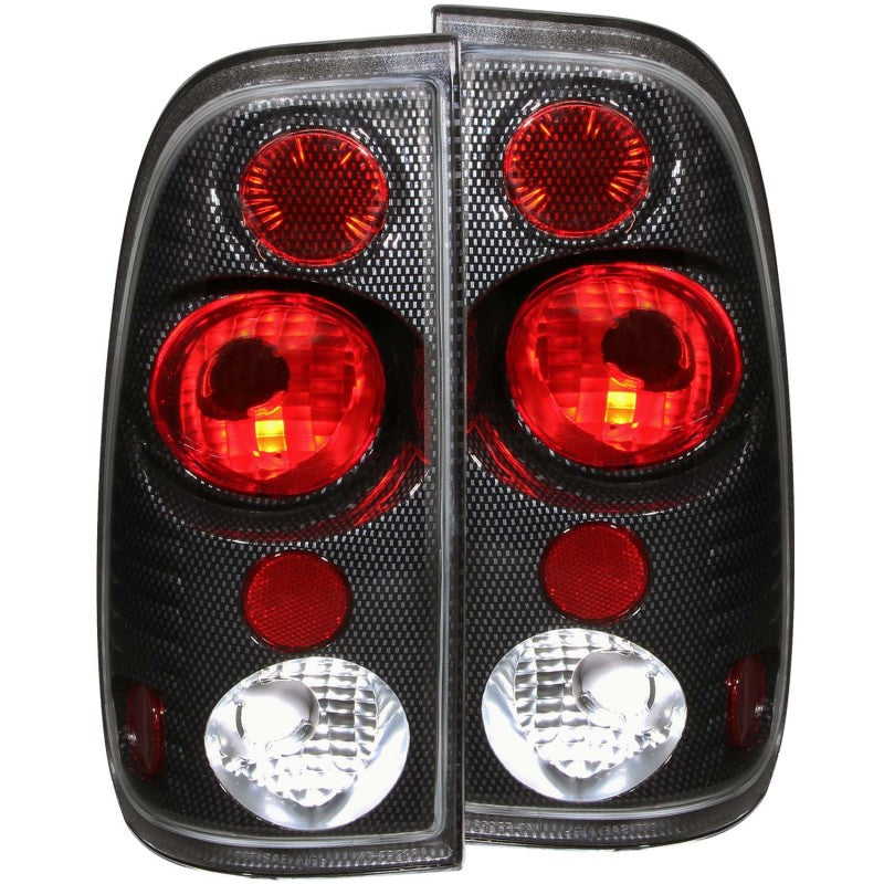 ANZO 211064 1903 fits Ford 97-20 F-150 Taillights Carbon