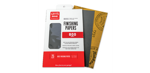 Griots Garage B8025 BOSS Finishing Papers - 800g - 5 .5in x 9in (25 Sheets)