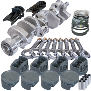 Eagle 62107040 fits Chevy LT1 350 1Pc 3.750in Crank 5.700in I-Beam Rods -16cc 4.040in Pistons Rotating Assembly
